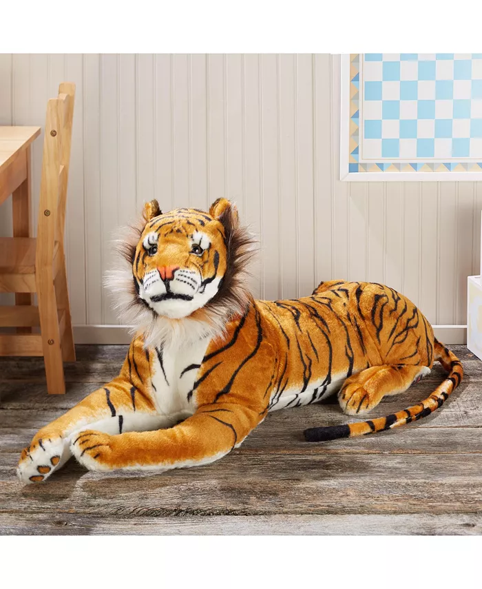 Melissa and Doug Melissa and Doug Giant Tiger - Lifelike Stuffed Animal  Over 5 Feet Long (Includes Tail)