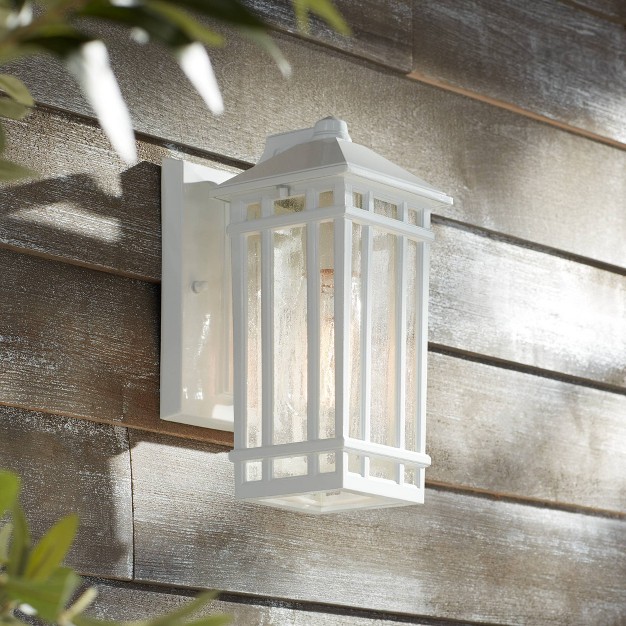 Frosted Seeded Glass For Post Exterior Barn Deck House Porch Yard Home