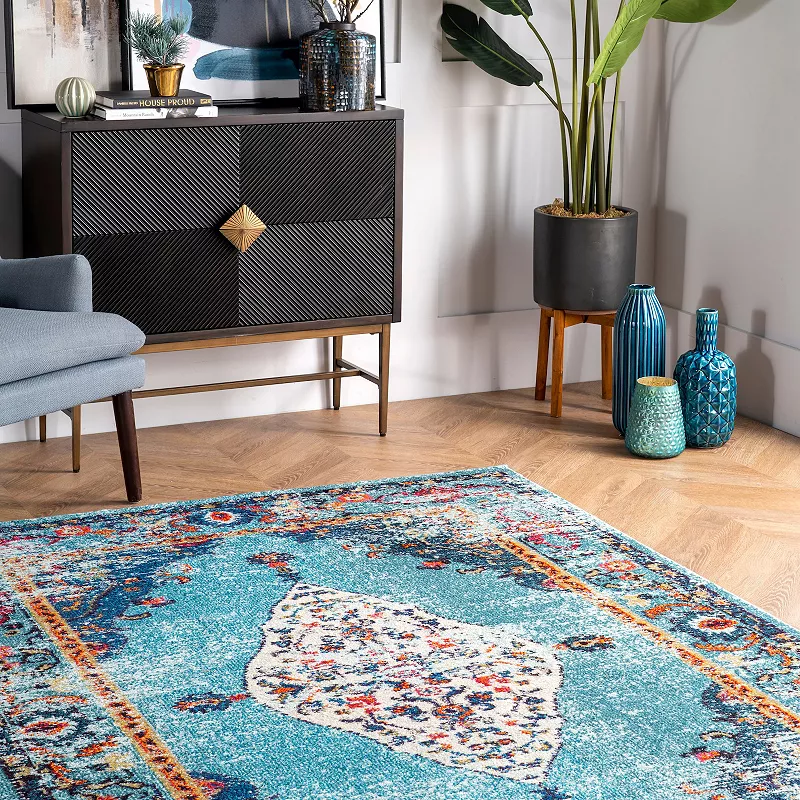 nuLOOM Vintage Medallion Veronica Rug