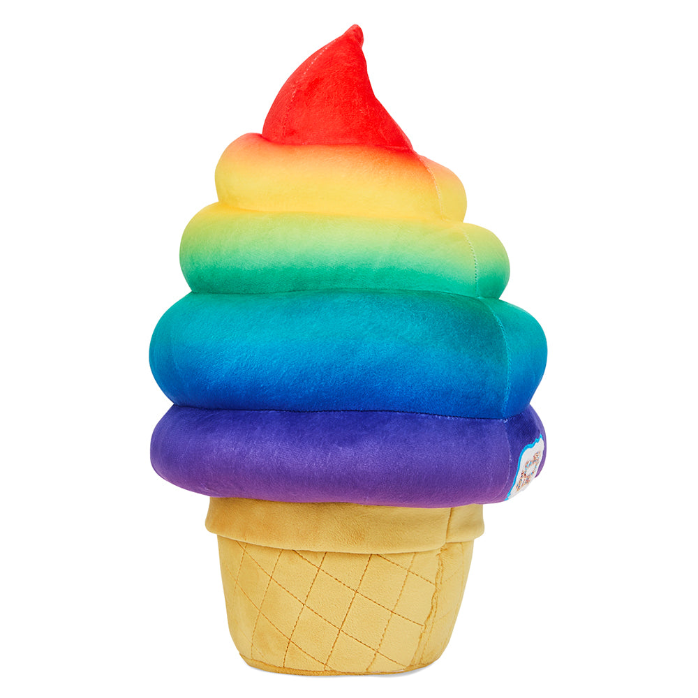 Yummy World Rainbow Soft Serve Sally Ice Cream Cone Plush