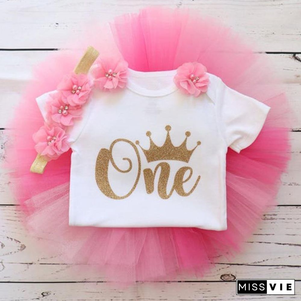 Unicorn Girls First Birthday Dress Tutu Baby Infant Christening Cake Dresses for Party Kids 1 Year Baby Girl PhotoShoot Costume