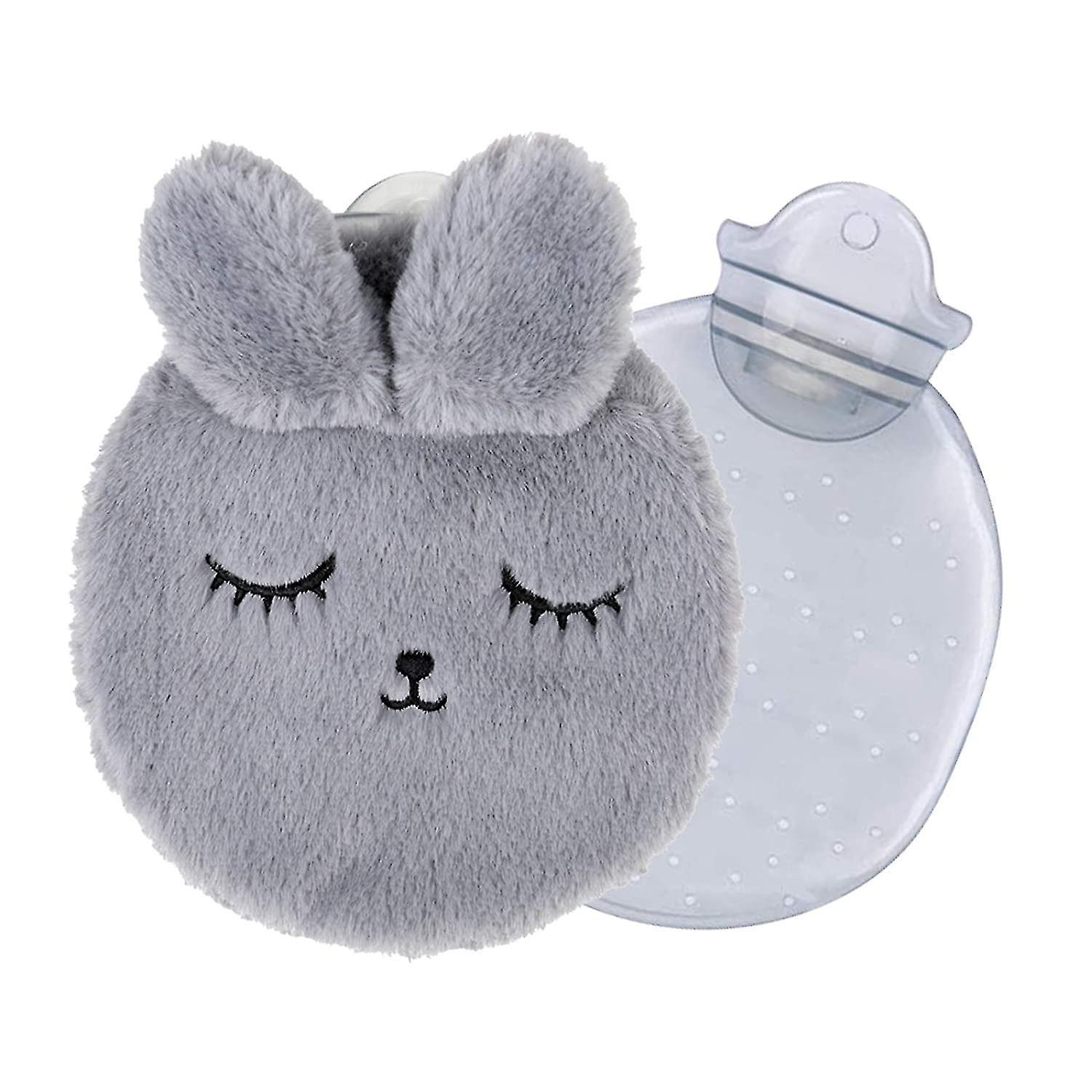 Hot Water Bottle With Cuddly Soft Hot Water Bottle For Children， Hot Water Bottle With Soft Cover， F