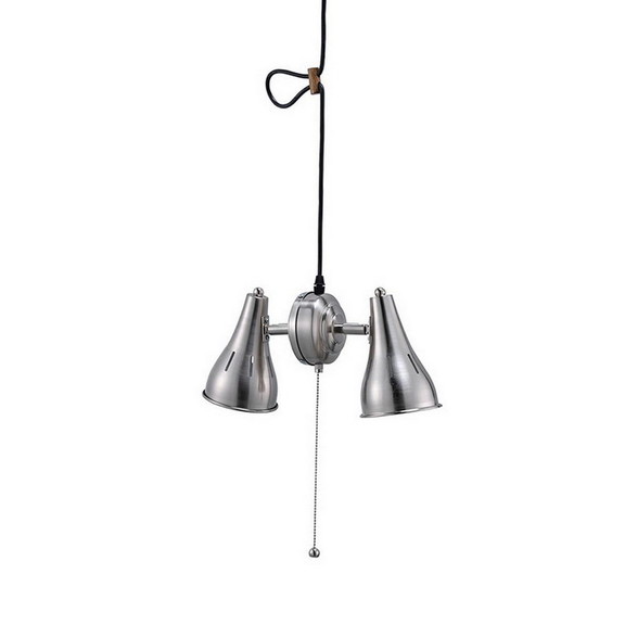 Benjara BM240317 Pendant Ceiling with Metal Cone A...