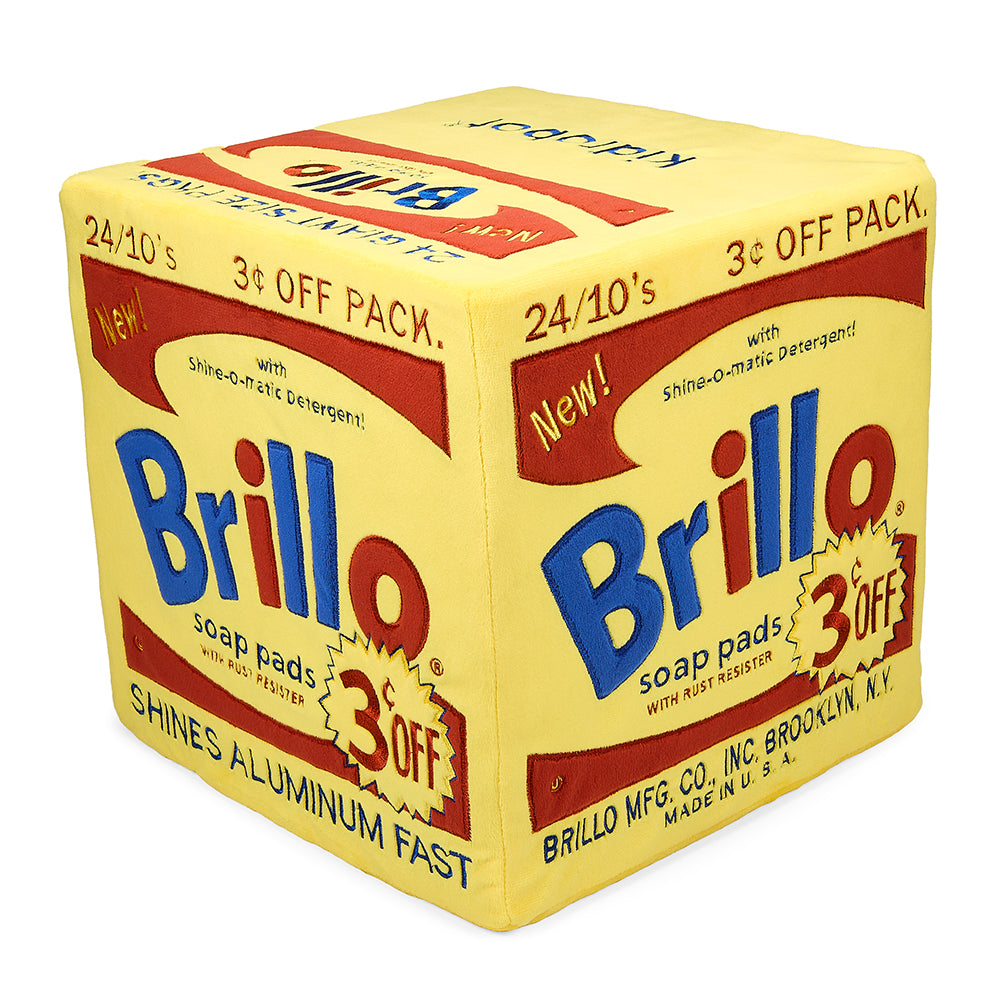 Andy Warhol 12” Yellow Brillo Box Plush (PRE-ORDER)