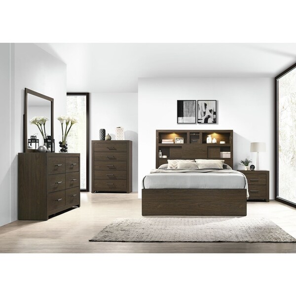 Picket House Furnishings Hendrix Queen Music 5PC Bedroom Set in Walnut - - 32366986