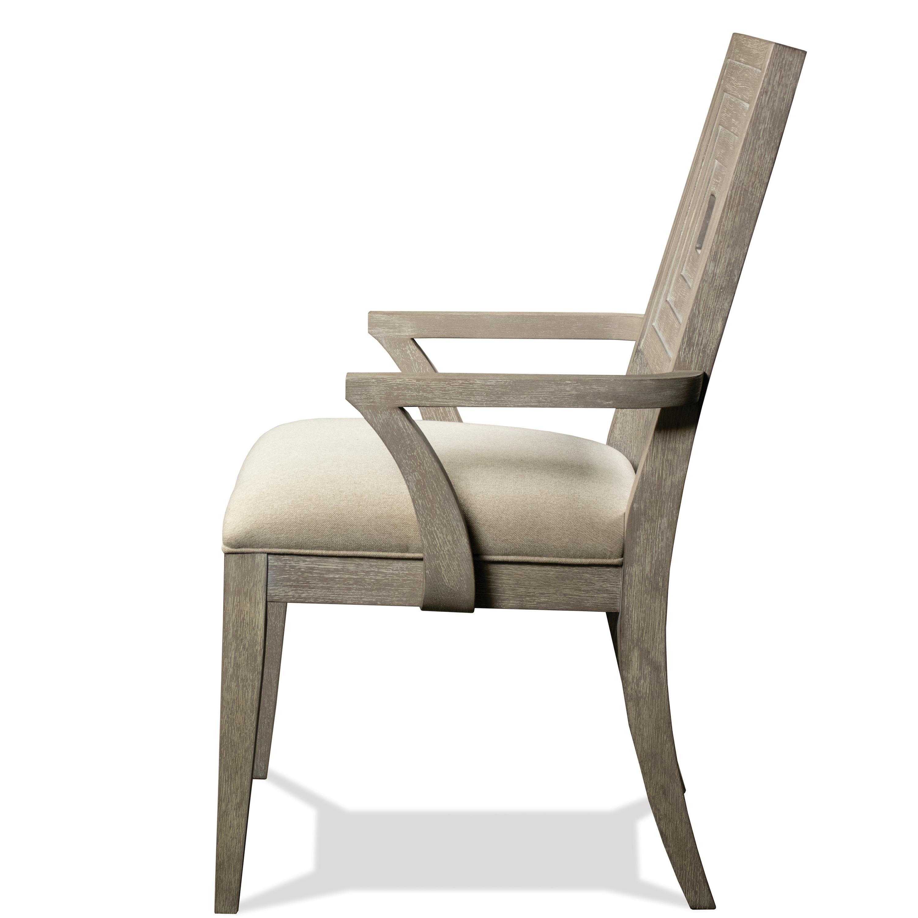 Stepstone Upholstered Wood Back Arm Chair