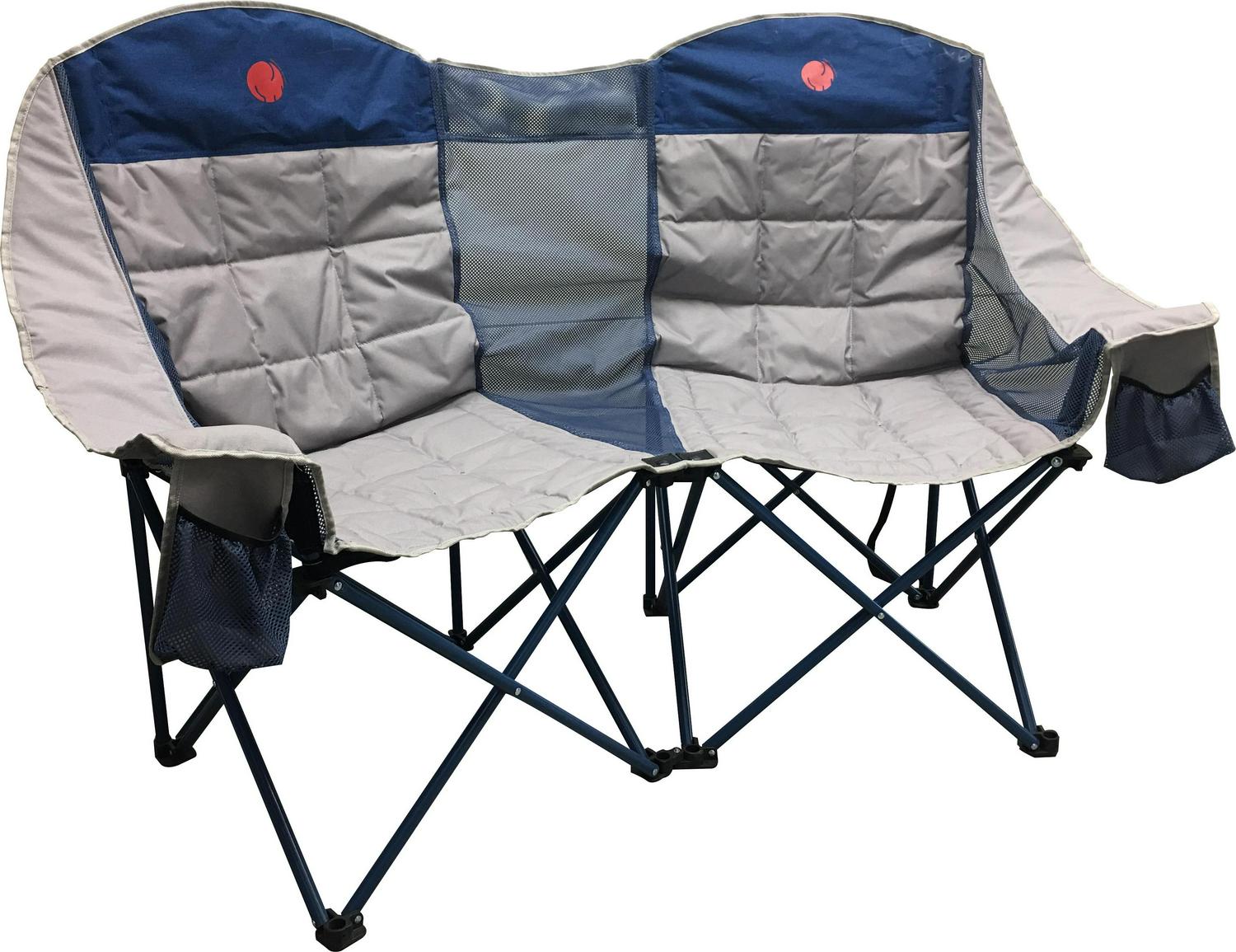 OmniCore Designs Moon Phase Oversized Heavy Duty Quad Double Camp Chair Loveseat