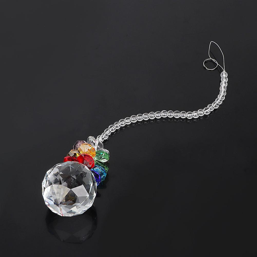 Chandelier Crystals Ball Prism Crystal Pendant Rainbow Maker Sun Catcher Ball Diameter40mm