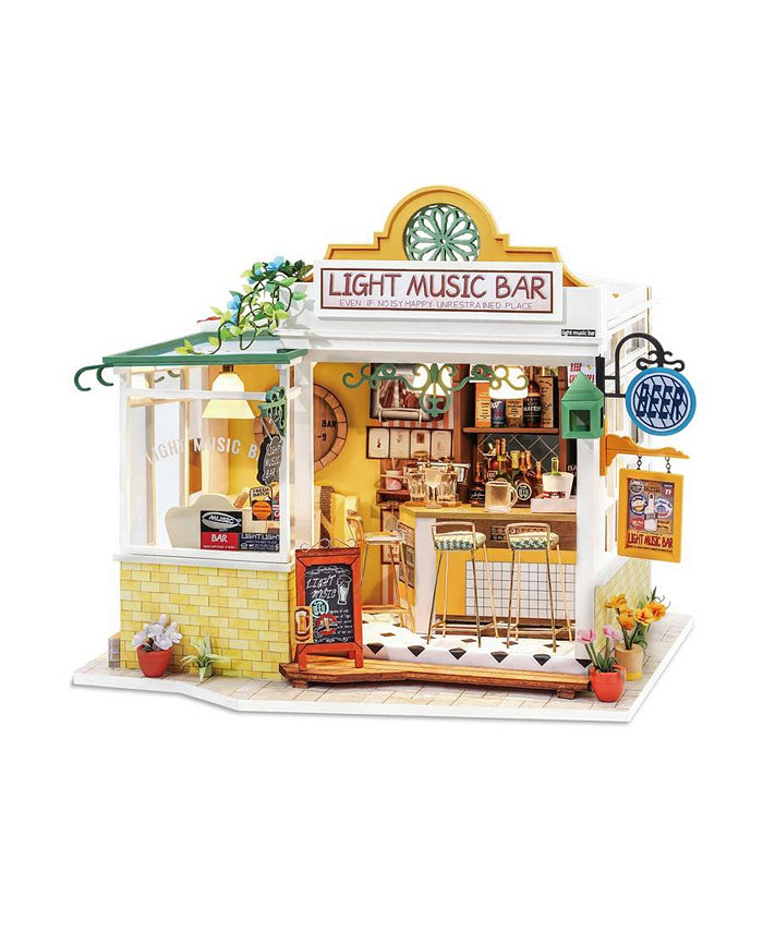 Flash Popup DIY 3D House Puzzle - Light Music Bar 149 pcs