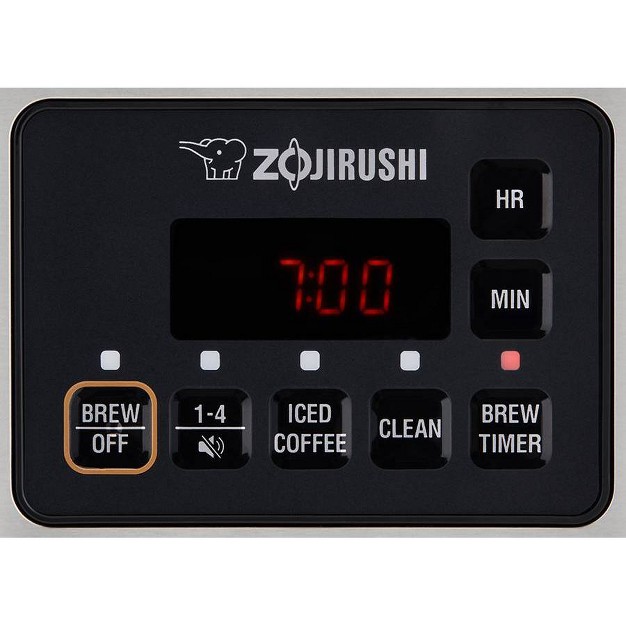 Zojirushi Dome Brew Programmable Coffee Maker Ec esc120 Stainless Black