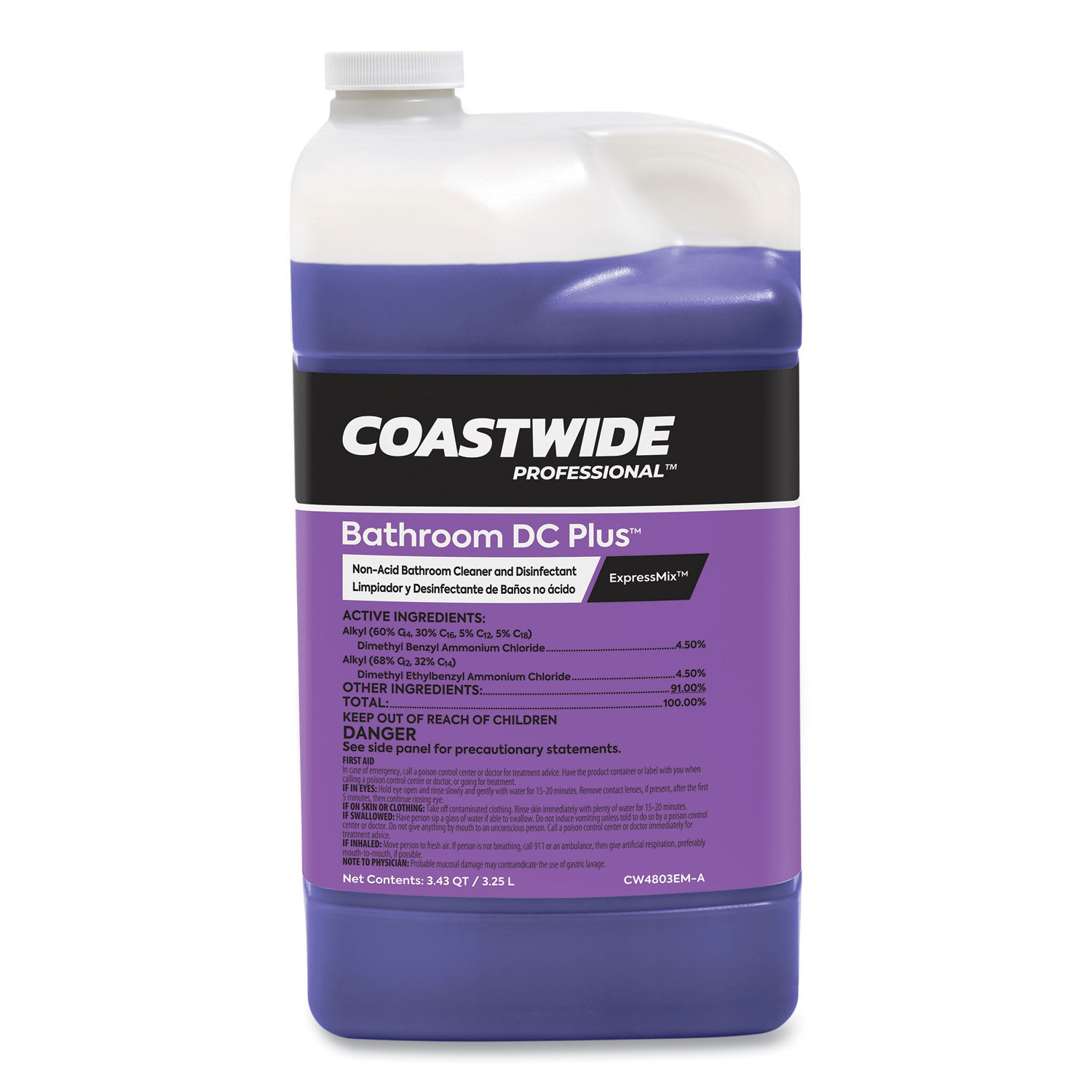 Bathroom DC Plus Cleaner and Disinfectant Concentrate for ExpressMix by Coastwide Professionalandtrade; CWZ24321406