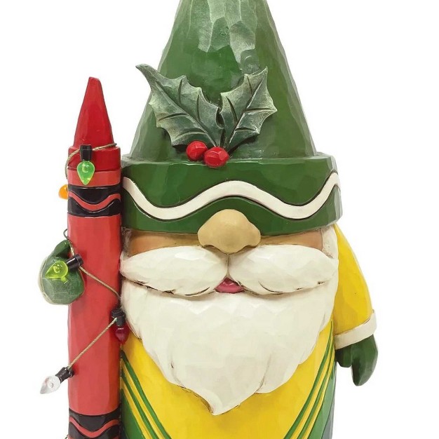 Jim Shore Wrapped In Color One Figurine 7 Inches Crayola Gnome 6011239 Resin Multicolored