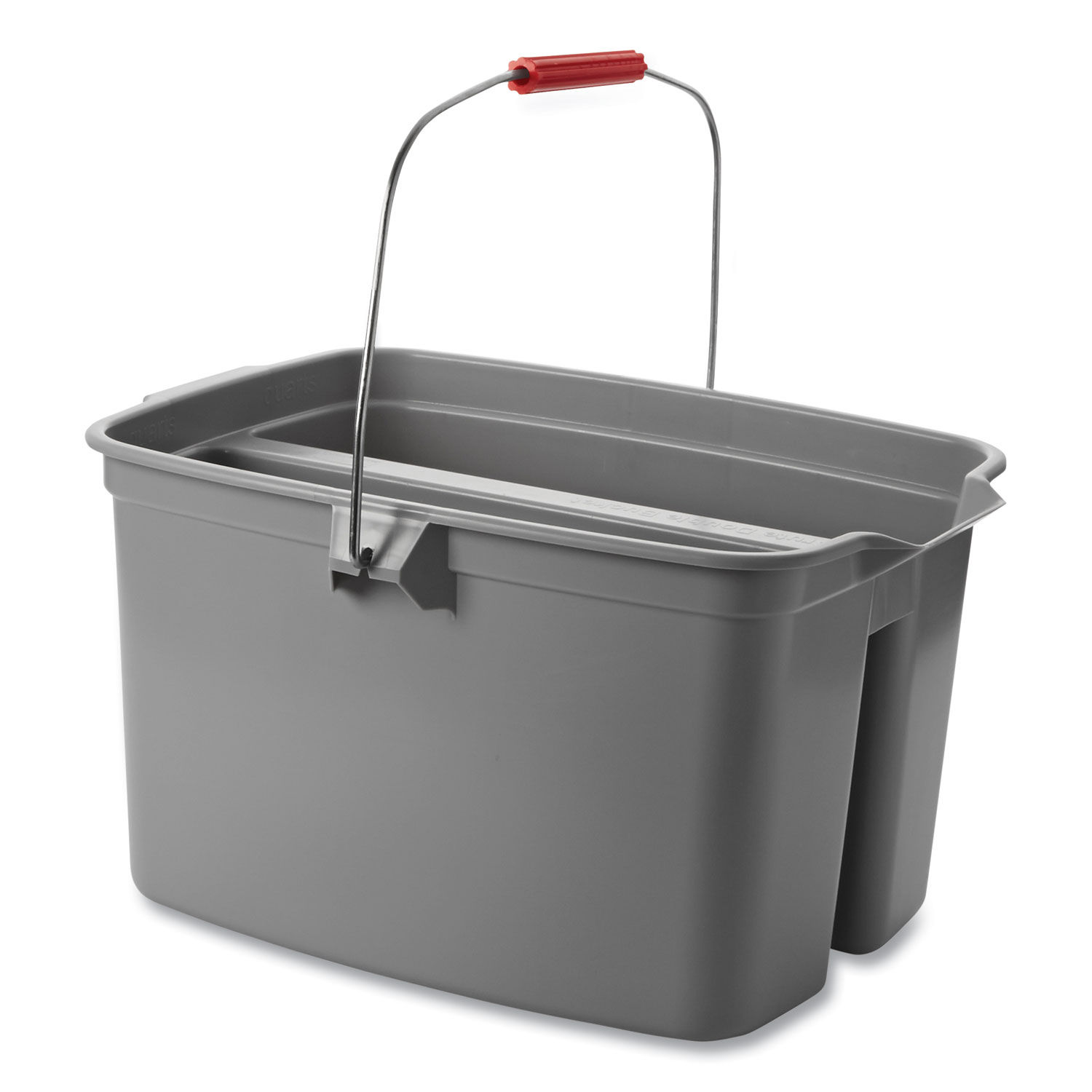 19 Quart Double Utility Pail by Rubbermaidandreg; Commercial RCP262888GY