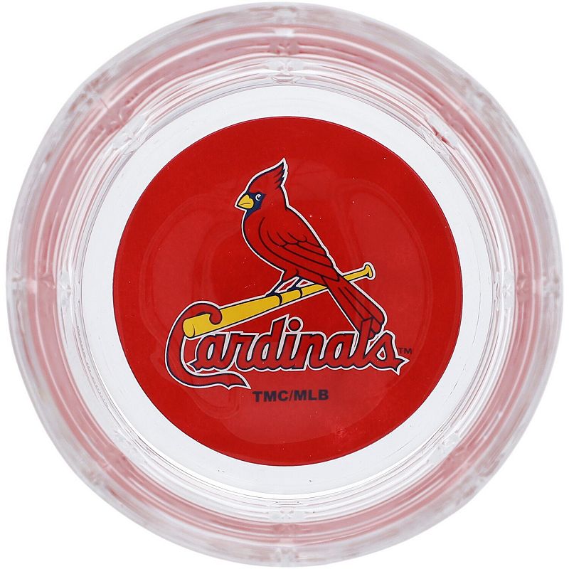 St. Louis Cardinals 10oz. Team Bottoms Up Squared Rocks Glass