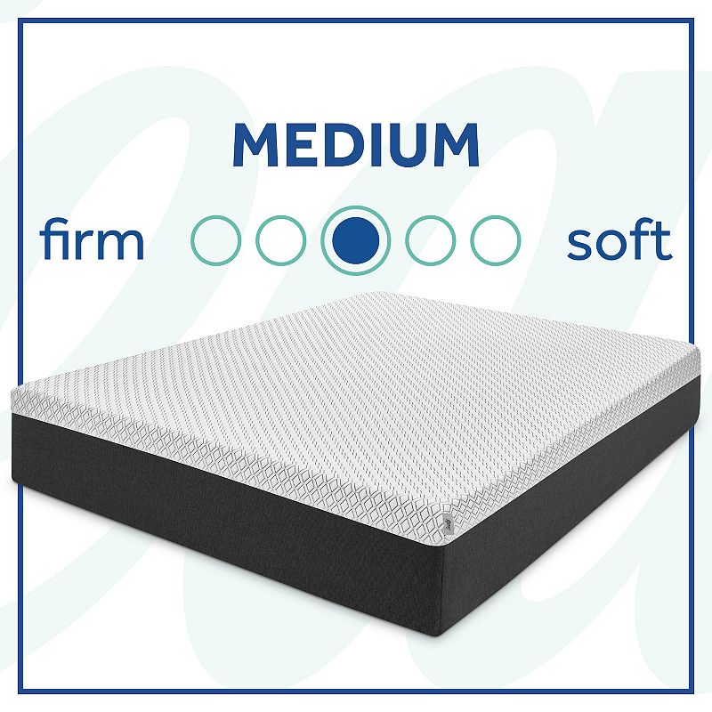 Sealy 12 Hybrid Memory Foam Mattress-in-a-box with Cool and Clean Cover