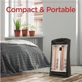 BLACK+DECKER 1500-Watt 5100 BTU Electric Infrared Quartz Electric Space Heater BHTI06