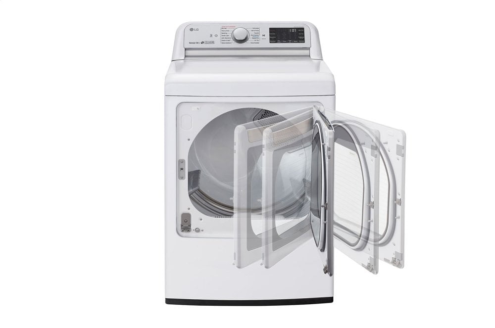 Lg DLEX7800WE 7.3 Cu.Ft. Smart Wi-Fi Enabled Electric Dryer With Turbosteam™