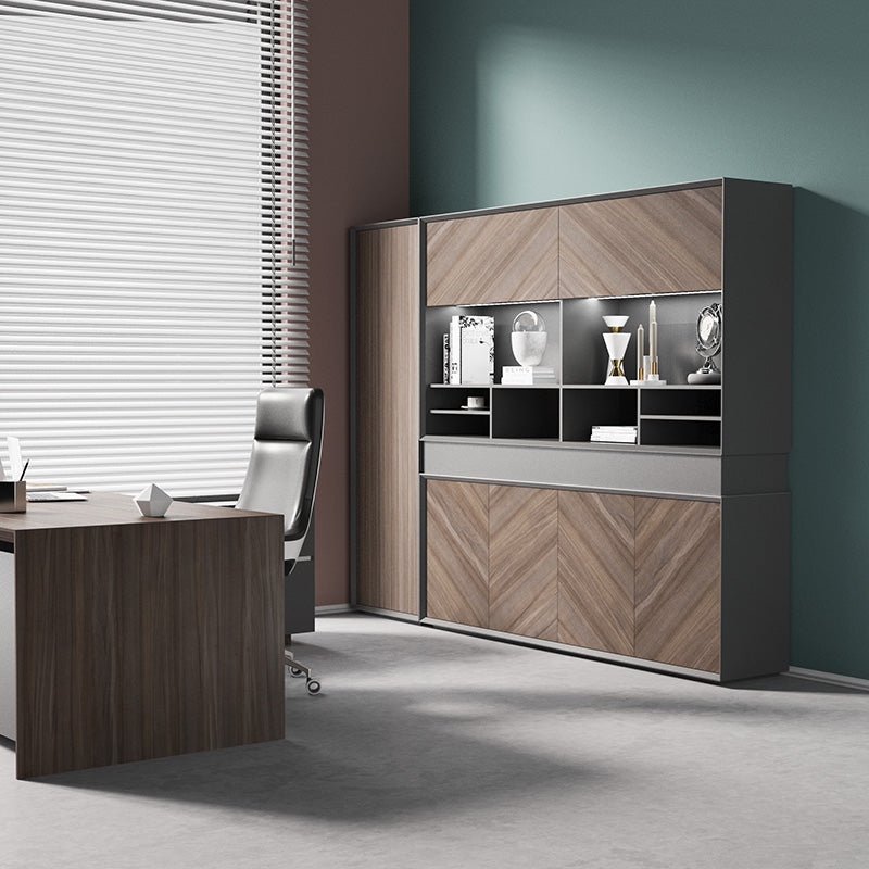 ARMANDO Display Unit 2.6M - Hazelnut & Grey