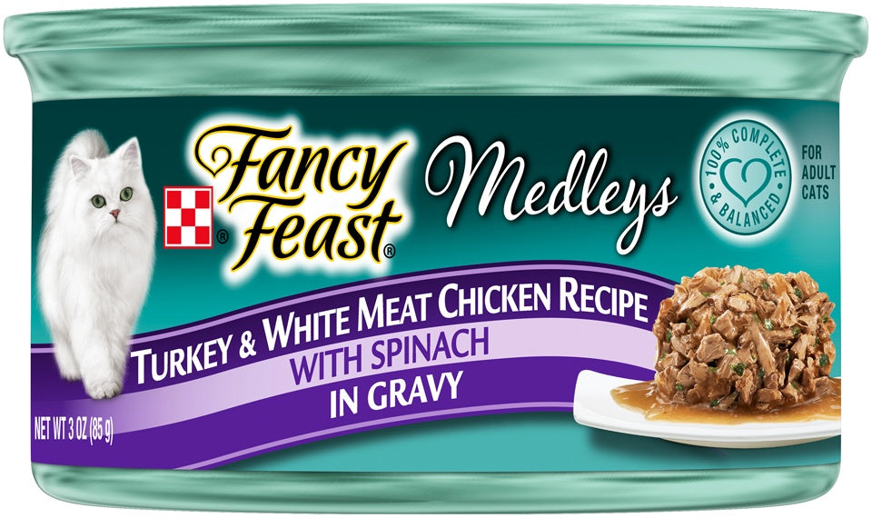 Fancy Feast Medleys Turkey  Chicken Recipe Canned Cat Food