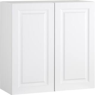 Hampton Bay Benton 30 in. W x 12.5 in. D x 30 in. H Assembled Wall Kitchen Cabinet in White BT3030W-WH