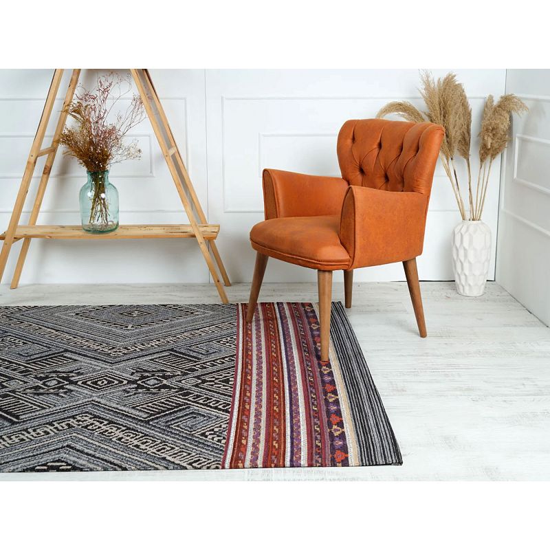 Mother Ruggers Jacquard Bergama Rug For Hallway， Living Room， Bedroom， Dining Room， Dorm