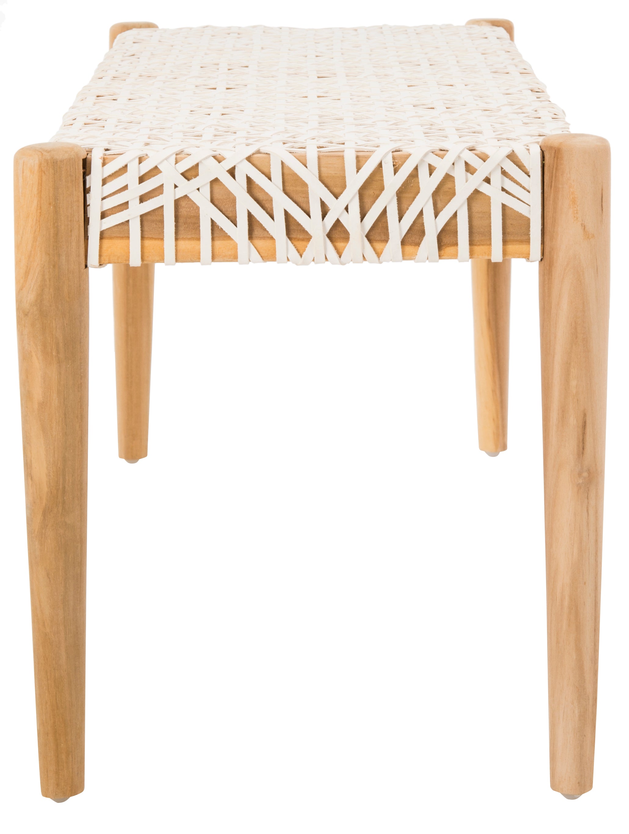 Safavieh Bandelier Leather Weave Indoor Bench