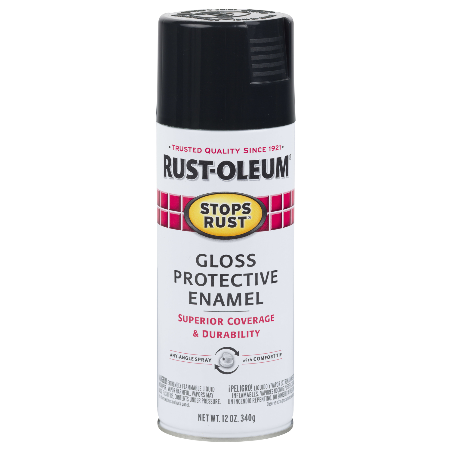 Rust-Oleum Stops Rust Gloss Charleston Green Protective Enamel Spray Paint 12 oz