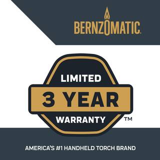 Bernzomatic Butane Gas Handheld Torch Head with Soldering Tip Trigger Ignition and Flame Lock 330194