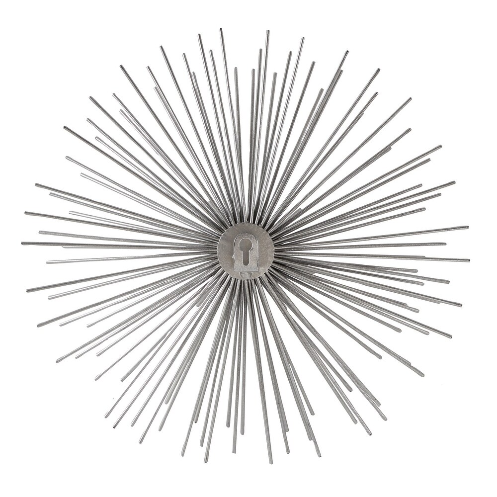 Contemporary Modern Starburst Metal Wall Sculptures Set of 3