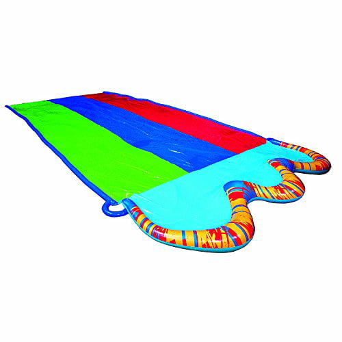 Banzai 16 ft. Triple Racer Water Slide with Giant Water-Spraying Rails