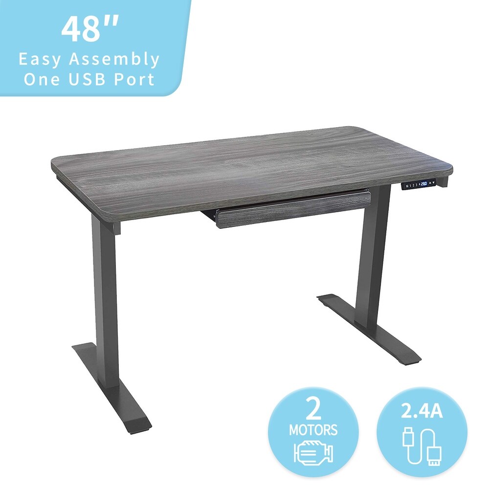 Motionwise 48 in. Standing Desk with Adjustable Height Feature