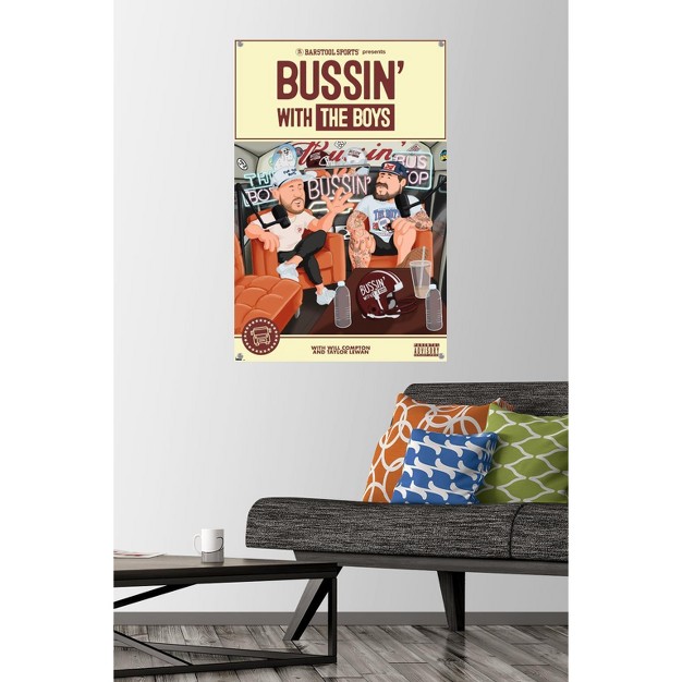 Trends International Barstool Sports Bussin x27 With The Boys Unframed Wall Poster Prints