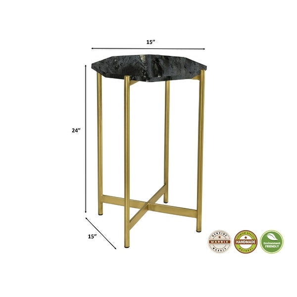 Cavallaro End Table - 24'' H x 15'' W x 15'' D