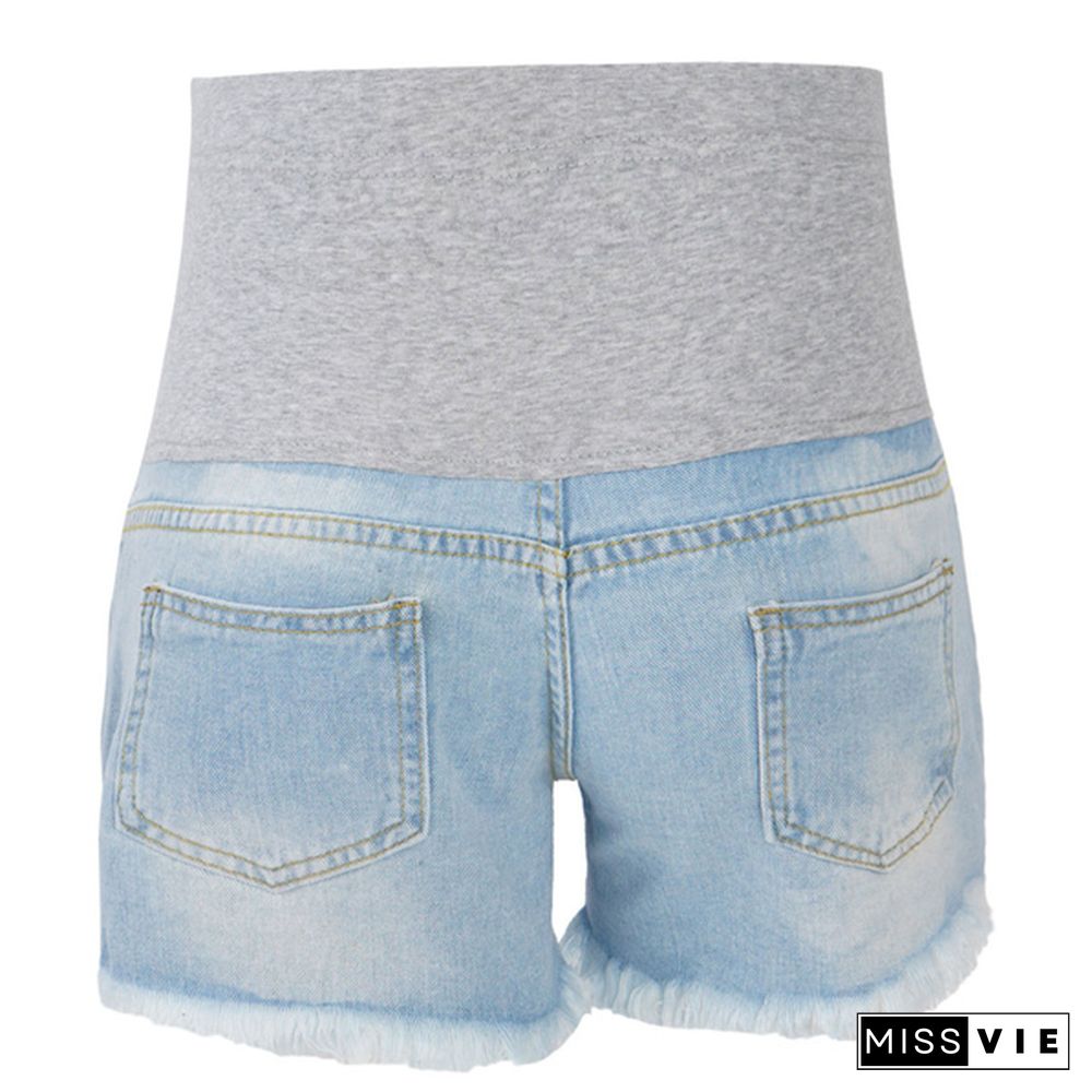 Pregnant women's Denim Shorts Summer Pregnant Casual Short For Women Pregnacy Shorts