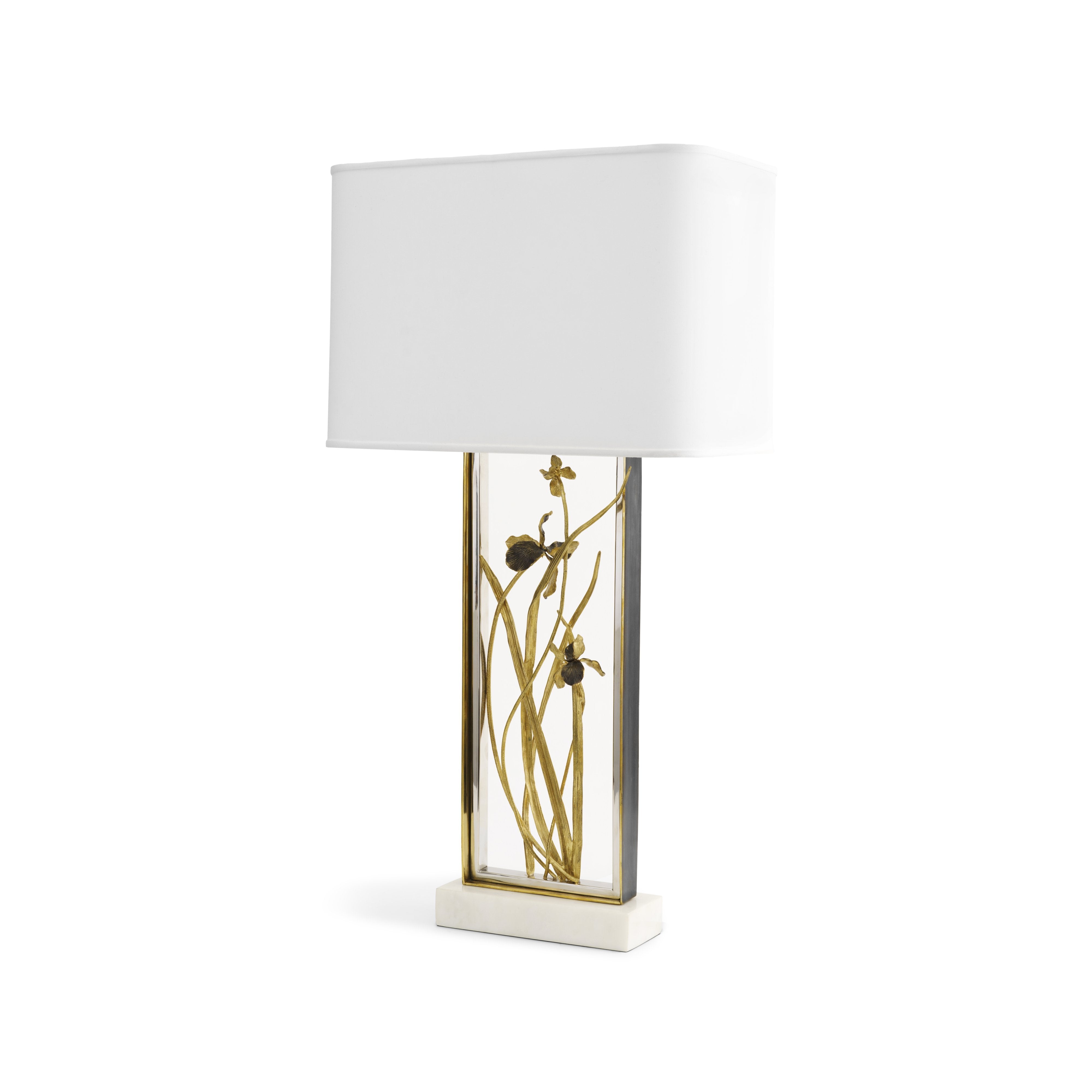 Black Iris Table Lamp