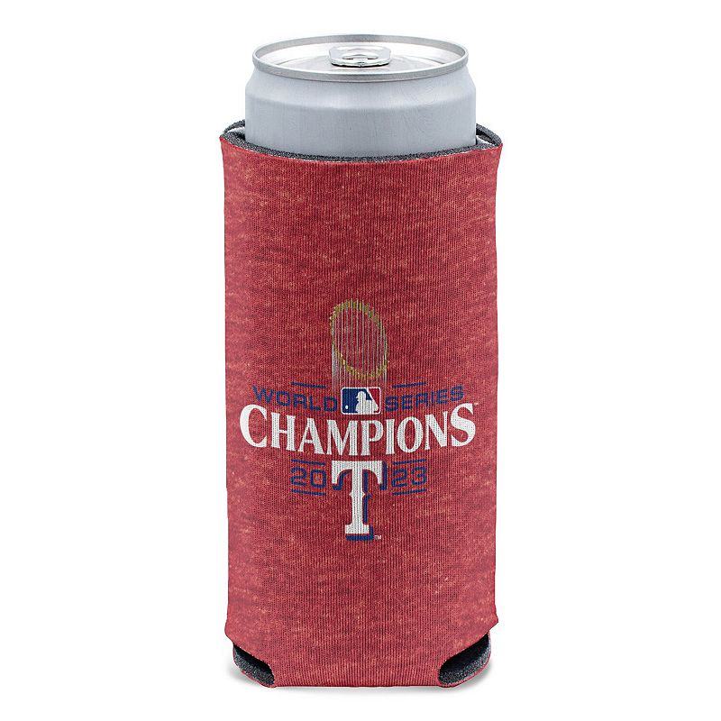 WinCraft Texas Rangers 2023 World Series Champions 12oz. Heathered Slim Can Cooler