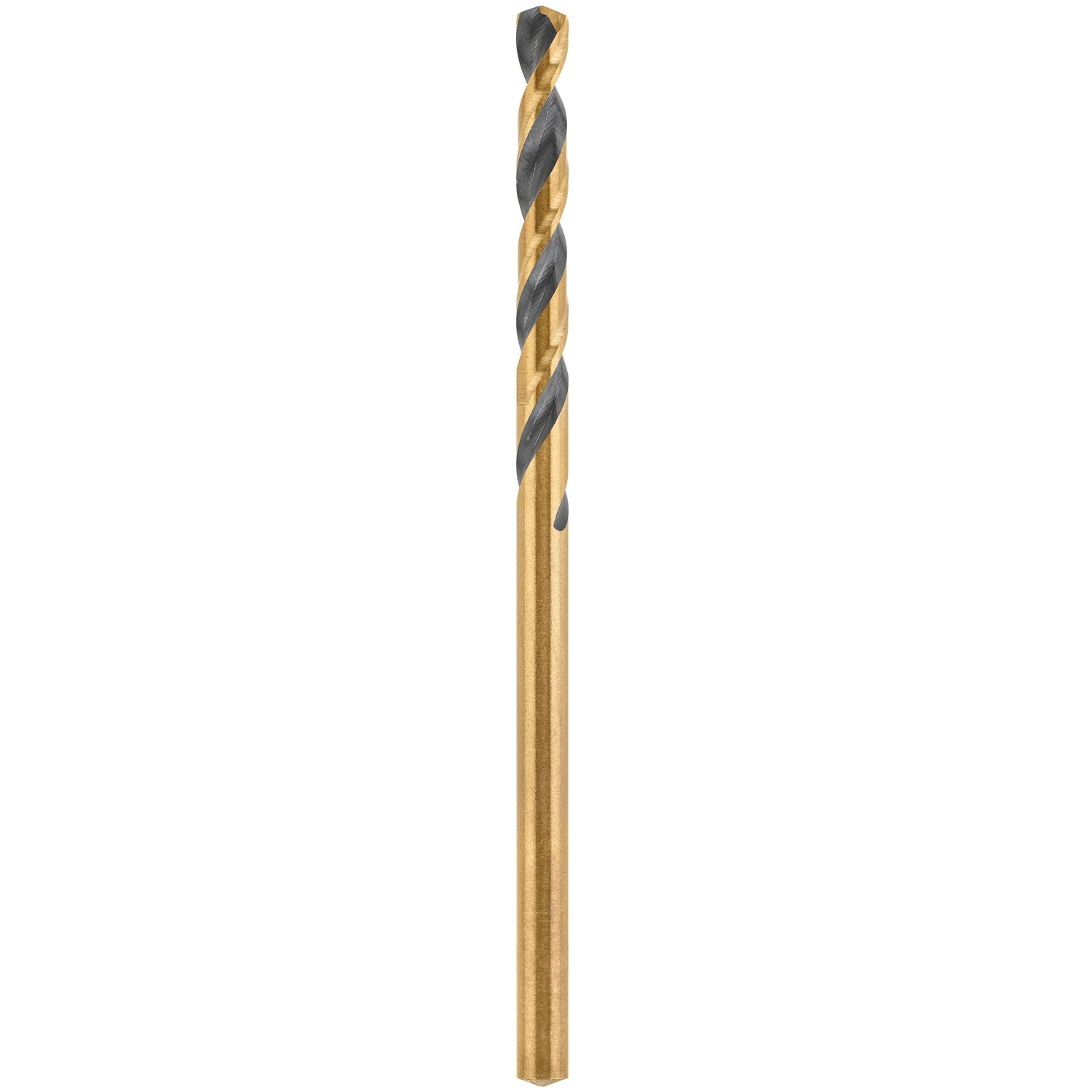 DW Black \u0026 Gold 5/32 in. X 3.12 in. L High Speed Steel Split Point Drill Bit 1 pc