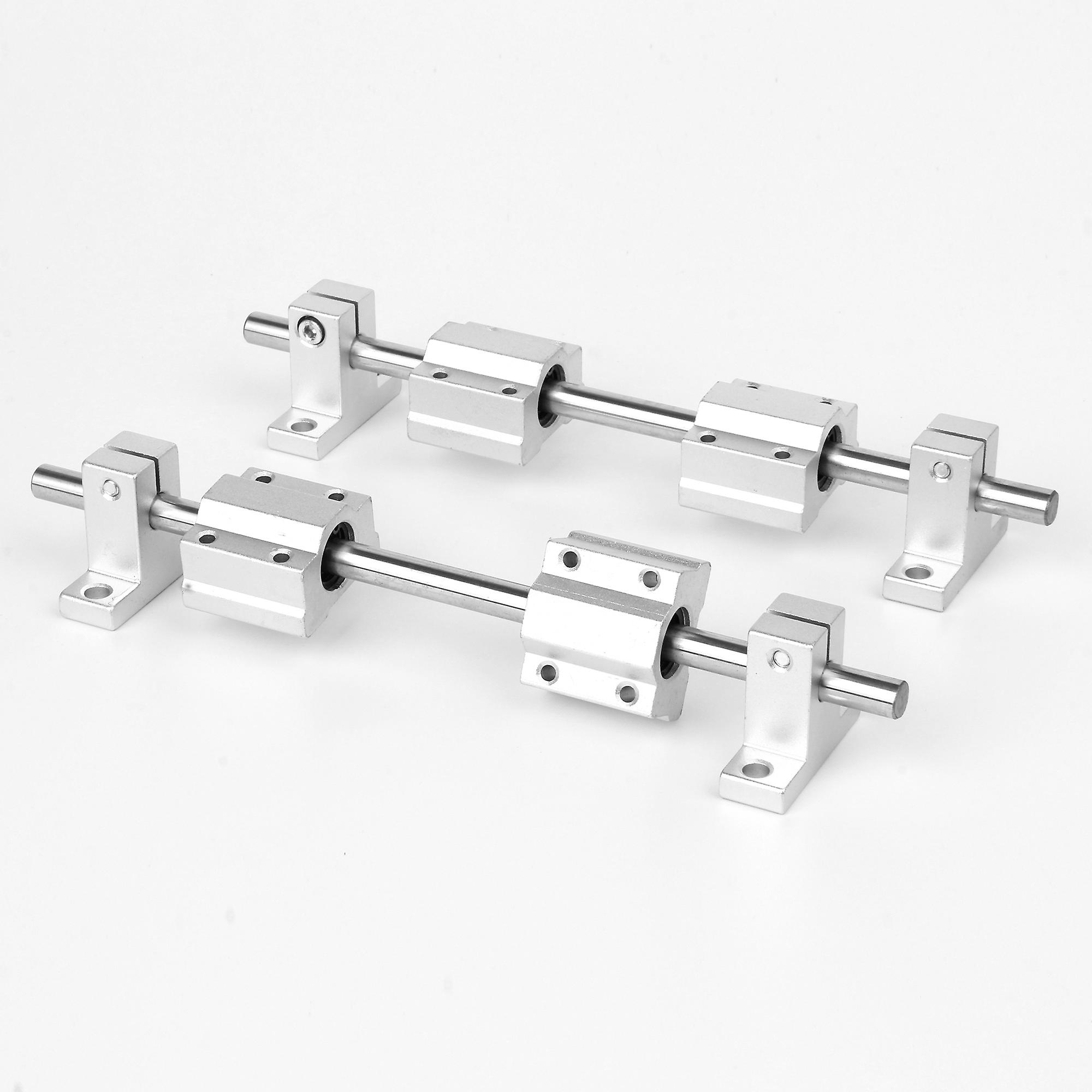 Metal Shaft Optical Ball Bear Linear Rail Support Set