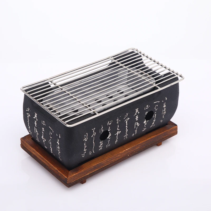 Japanese Bbq  Charcoal Grill Food Carbon Furnace Barbecue Mini Stove Cooking Oven Household Barbecue Desk Alcohol Grill