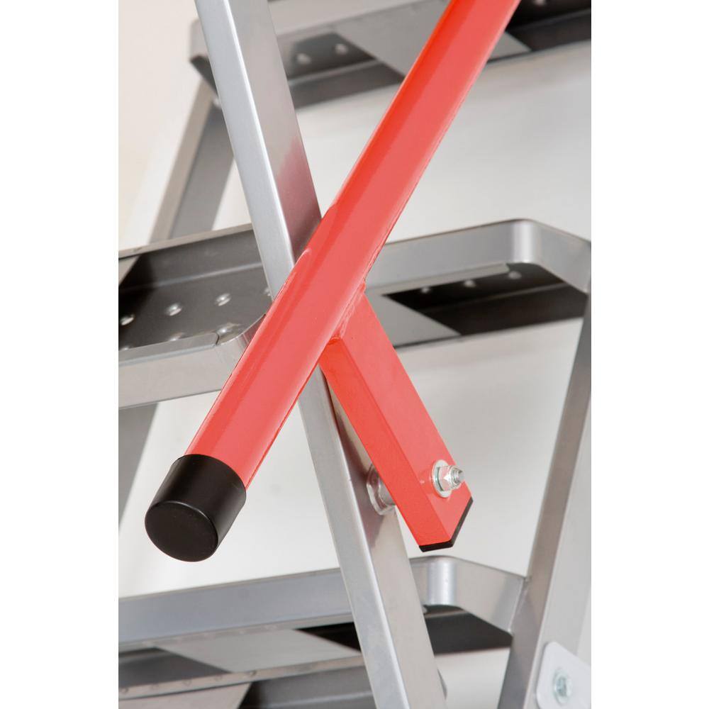 Fakro LML 10 ft. 3 in. 27.5 in. x 51 in. Insulated Steel Attic Ladder with 350 lbs. Maximum Load Capacity 862453