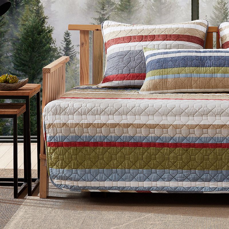 Eddie Bauer Salmon Ladder Daybed Quilt Set with Shams