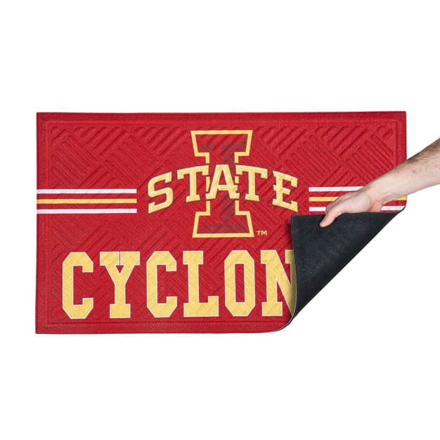 Embossed Mat Cross Hatch Iowa State University