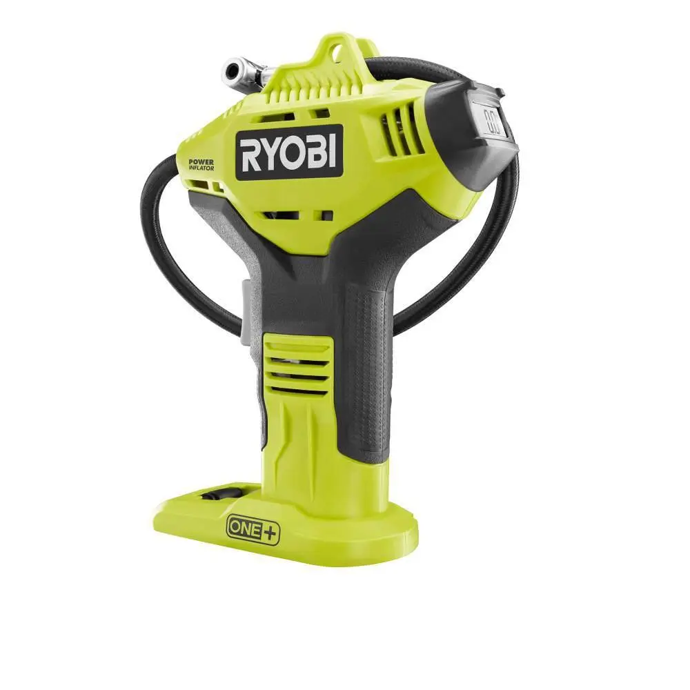 RYOBI ONE 18V Cordless Portable Inflator Kit with 1.5 Ah Battery and 18V Charger