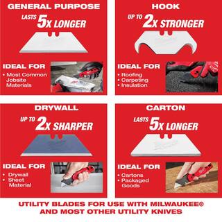 MW Screwdriver Set with FASTBACK Folding Utility Knife Set and 19 oz. Wood Milled Face Hickory Framing Hammer (13-Piece) 48-22-2710-48-22-1503-48-22-9419