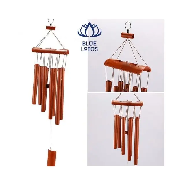 Bamboo wind chimes Hanging Bamboo Windchime Durable Garden Decoration Bamboo Wind Bell