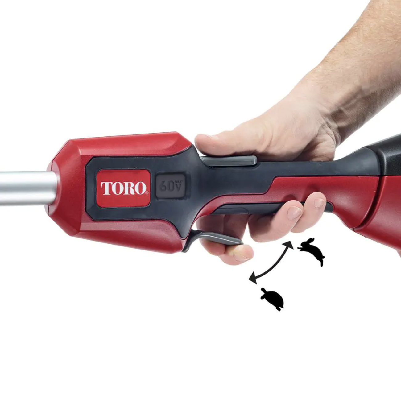 Toro 60V Max Lithium-Ion Brushless Cordless 15 in. / 13 in. String Trimmer， Tool Only