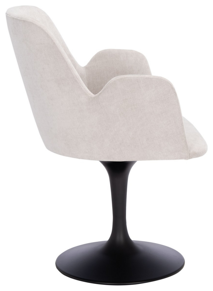 Safavieh Couture Cherith Pedastal Dining Chair   Midcentury   Dining Chairs   by Safavieh  Houzz