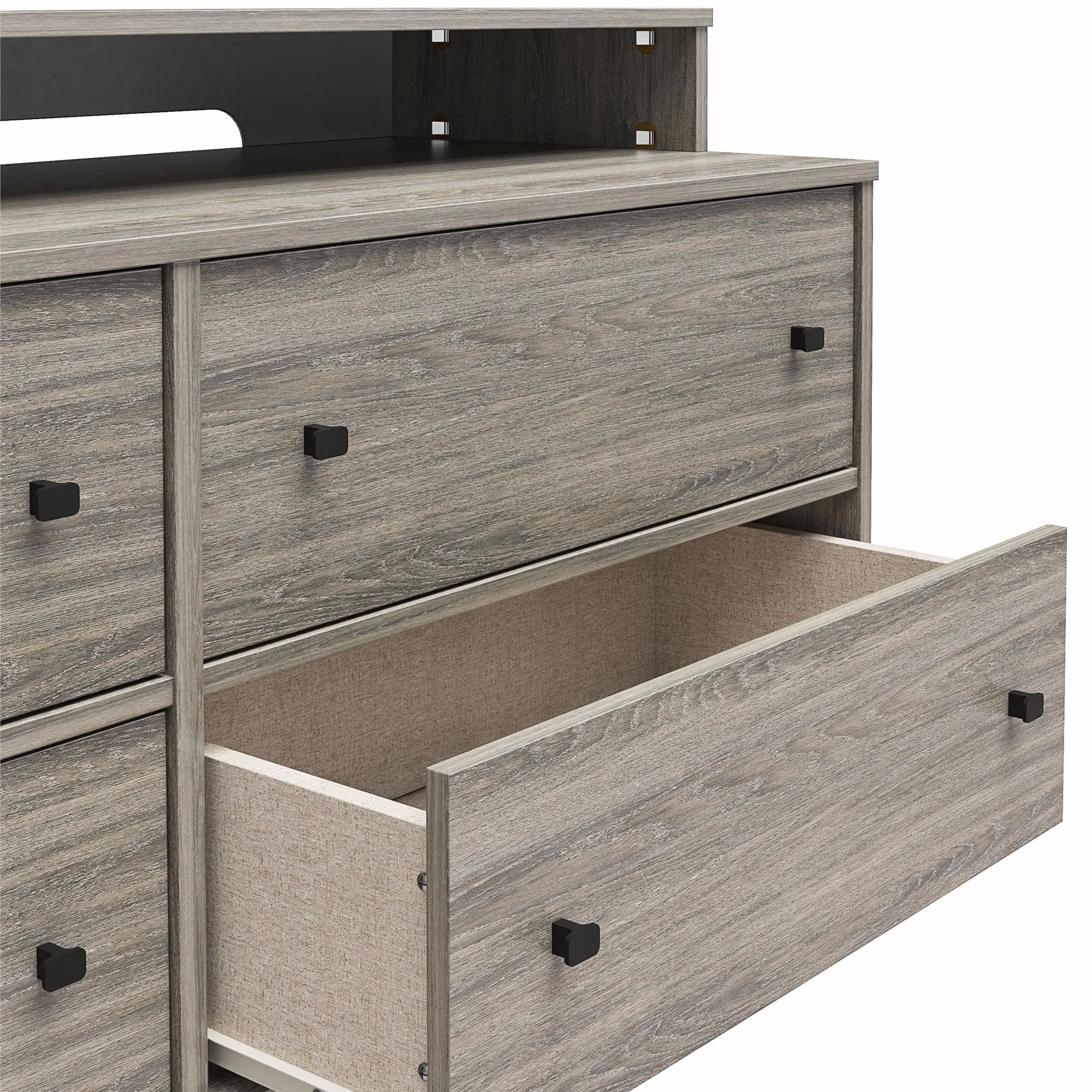 Kalissa Gray Oak Media Dresser