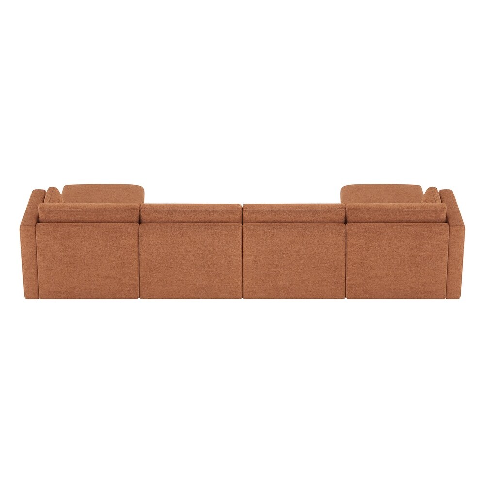 Celia Oversized Modular Sectional Fabric Sofa Set