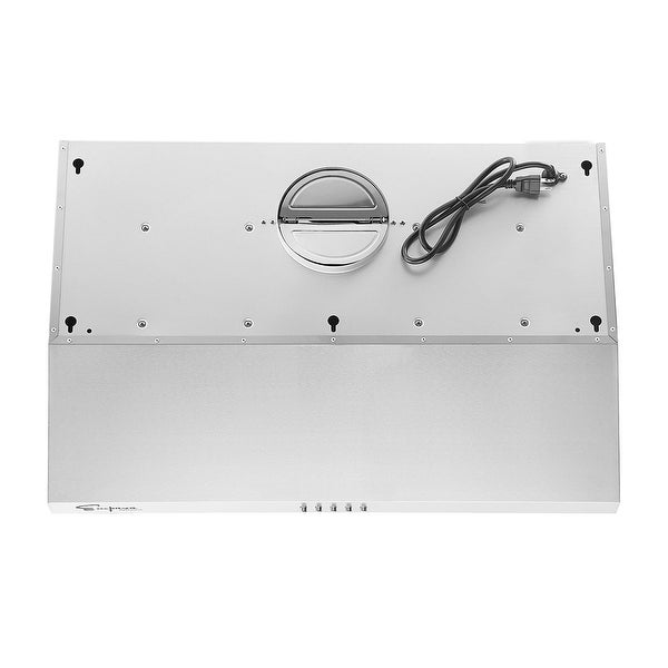 30 inch 400 CFM Ultra Slim Ducted Under Cabinet Range Hood - LED Lights - Quiet Motor